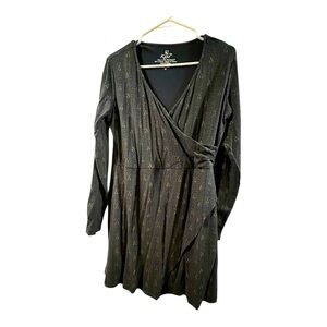NWoT Kuhl Navy Long Sleeve Wrap Dress